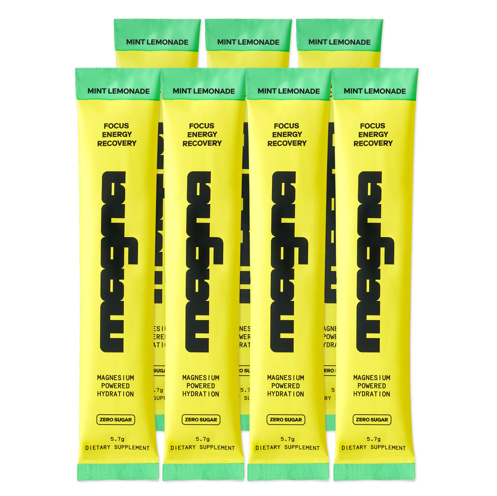 Envase frontal de MAGNA menta limonada mostrando diseño y beneficios visibles