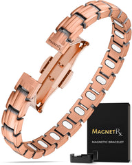 MagnetRX EllipseMAX vista frontal elegante y pulida que destaca el acabado de cobre