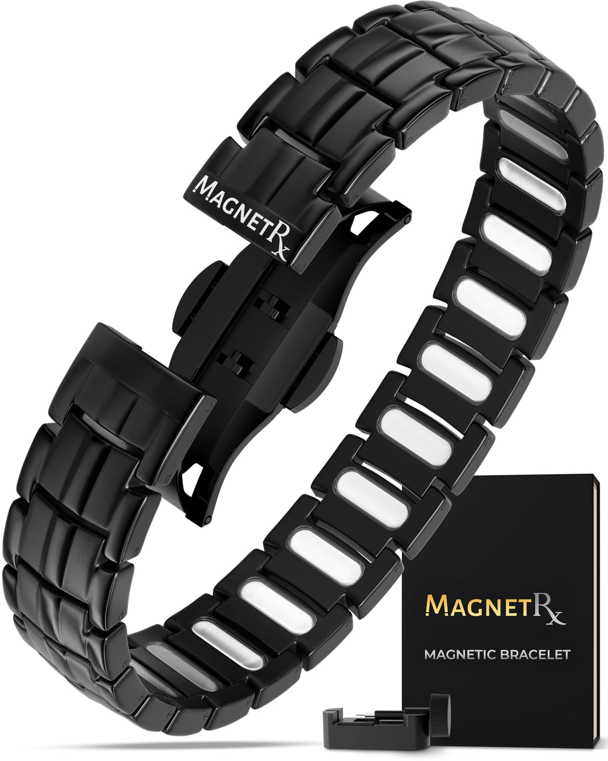 MagnetRX EllipseMAX frontal en caja elegante, presenta calidad y regalo listo