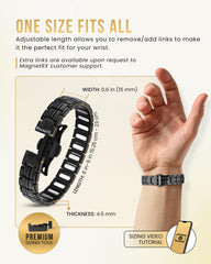 Hombre usando MagnetRX EllipseMAX en ambiente casual, versatilidad visible