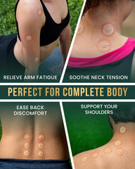 Parche MagnetRX sobre rodilla, sujeción estable para actividad