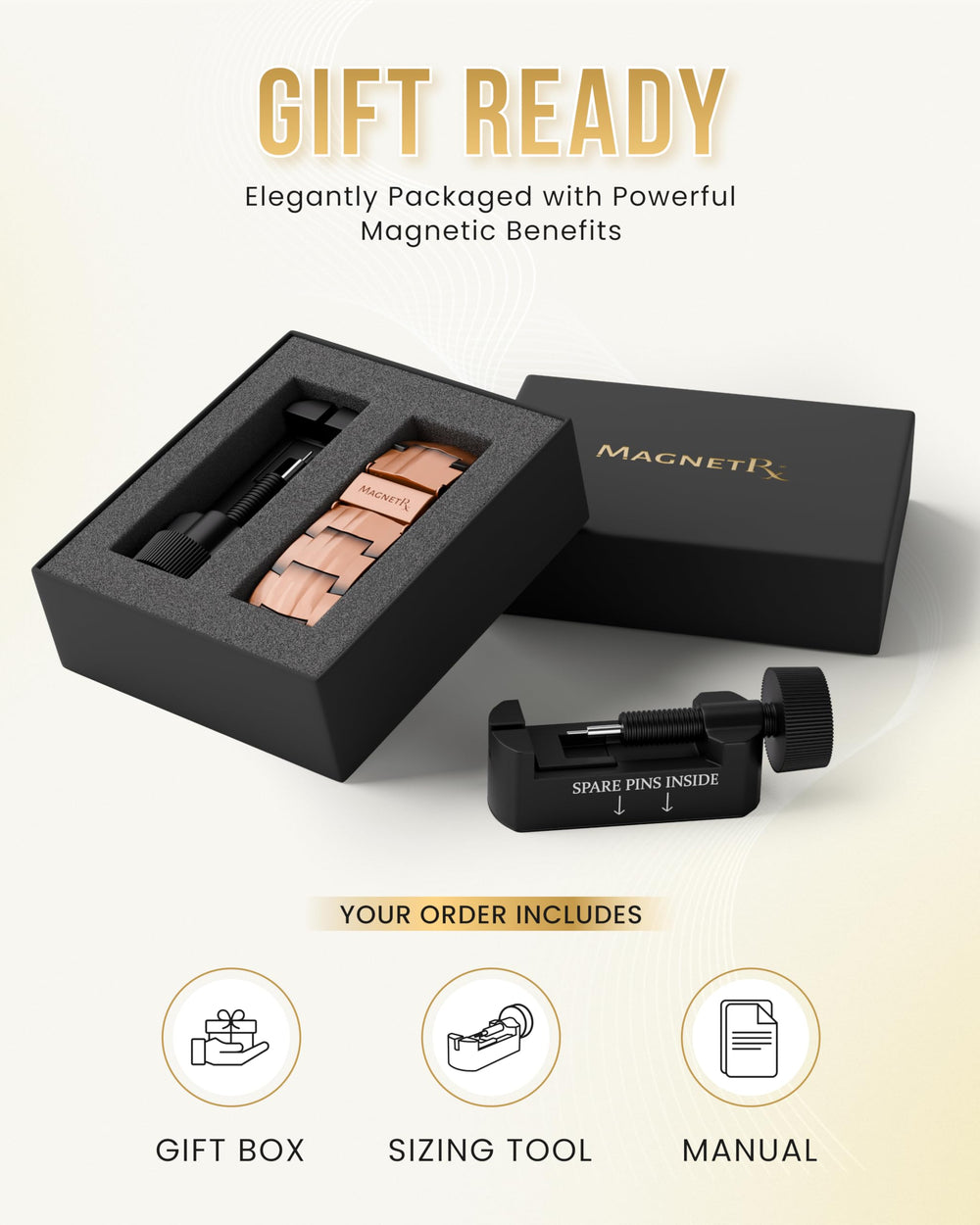 MagnetRX estilo de vida masculino mostrando uso diario y aspecto versátil