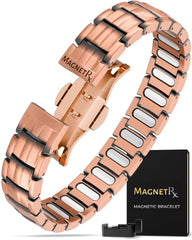 MagnetRX pulsera frontal mostrando diseño elegante y cobre auténtico
