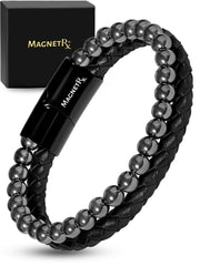 MagnetRX pulsera frontal que muestra diseño elegante y presencia masculina