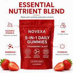 Etiqueta nutricional de Magnixa Novexa mostrando información clara