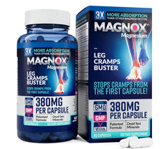 MAGNOX frasco frontal mostrando 60 cápsulas y etiqueta clara para identificación rápida
