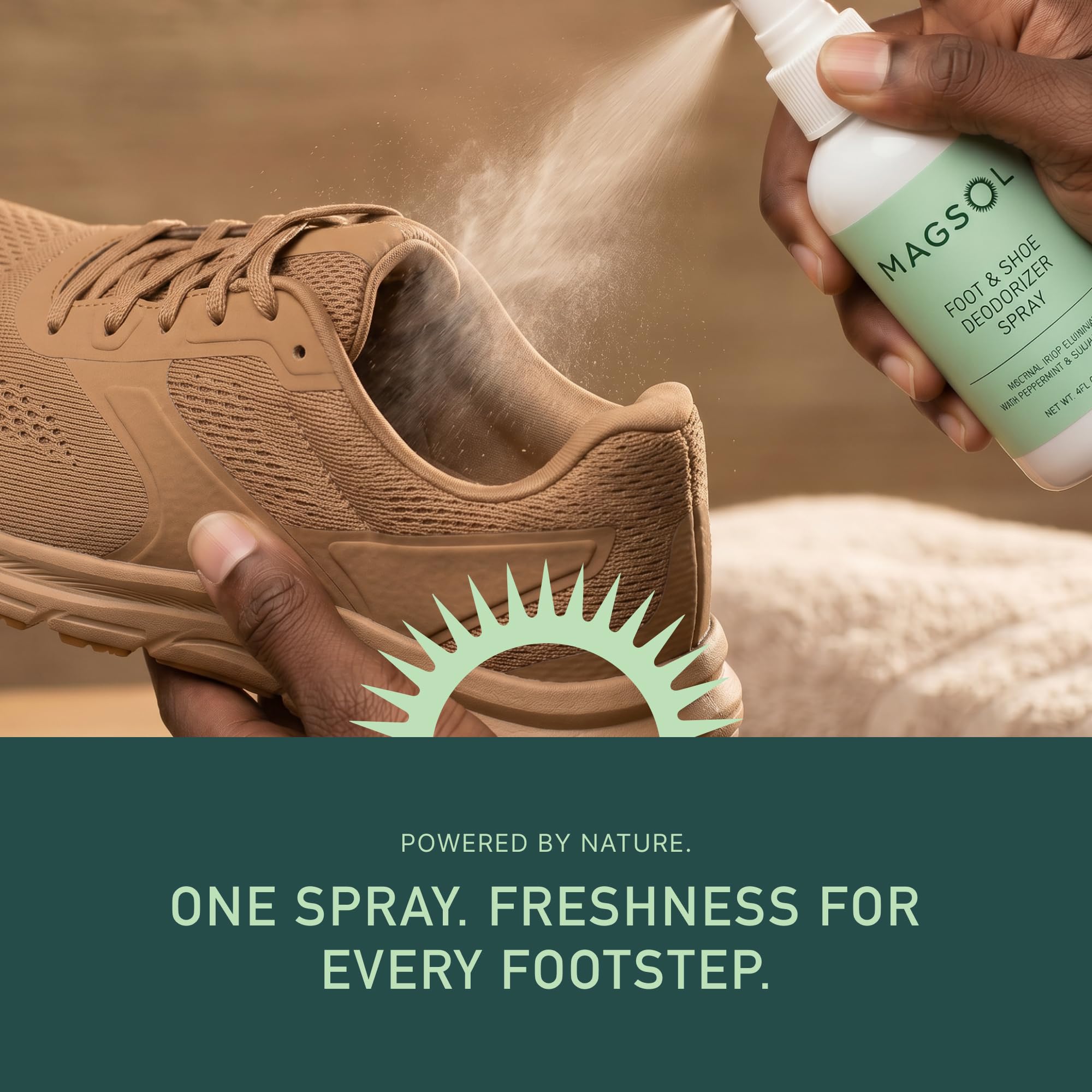 MagSol Organics escena deportiva transmite frescor y cuidado práctico