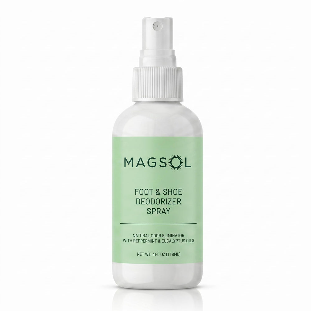 MagSol Organics frente del envase muestra diseño y tamaño portátil