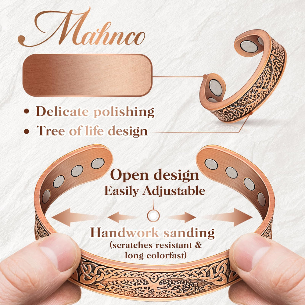Mahnco anillo lymphatic drainage, ajuste cómodo y firme