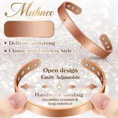 Mahnco pulsera junto a cinta métrica mostrando escala exacta