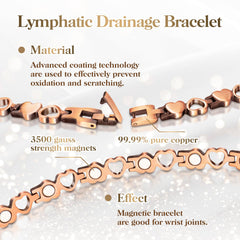 Mahnco detalle de imanes incrustados en la pulsera para equilibrio