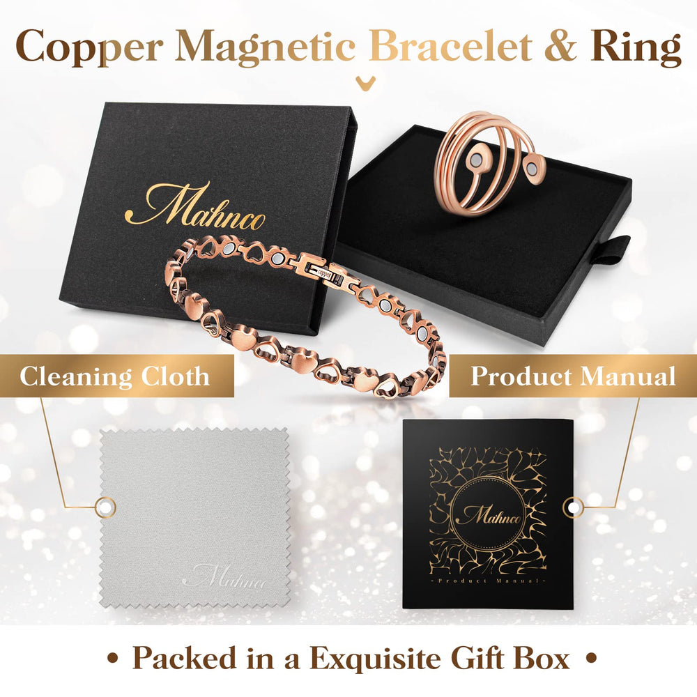 Mahnco pulsera y anillo en estilo lifestyle combinan con ropa
