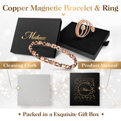 Mahnco pulsera y anillo en estilo lifestyle combinan con ropa
