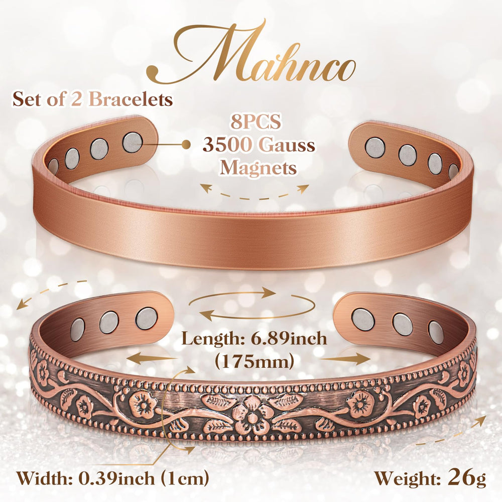 Mahnco pulsera puesta en muñeca, estilo unisex práctico