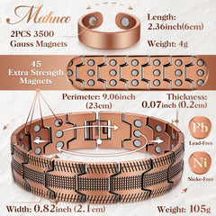 Mahnco pulsera puesta en muñeca demostrando estilo diario y presencia