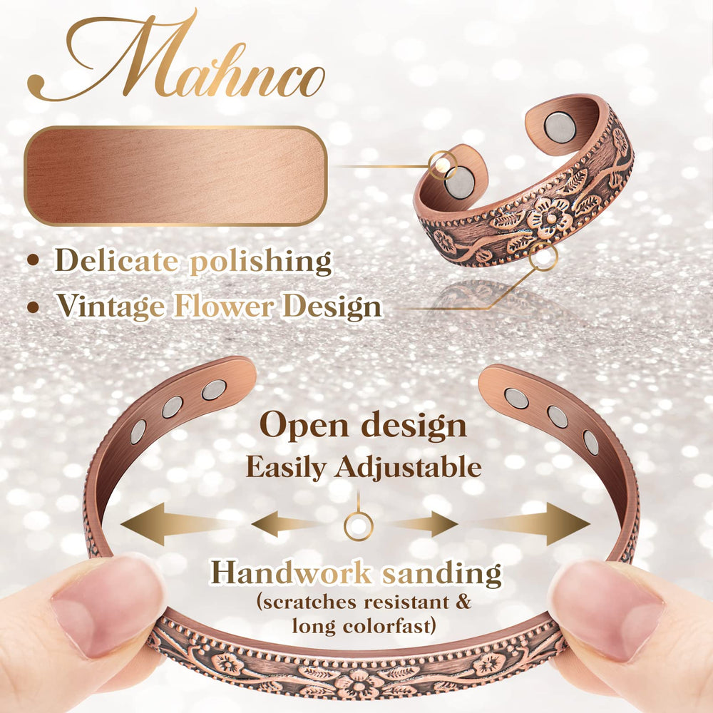 Mahnco pulsera puesta en muñeca demostrando estilo y comodidad