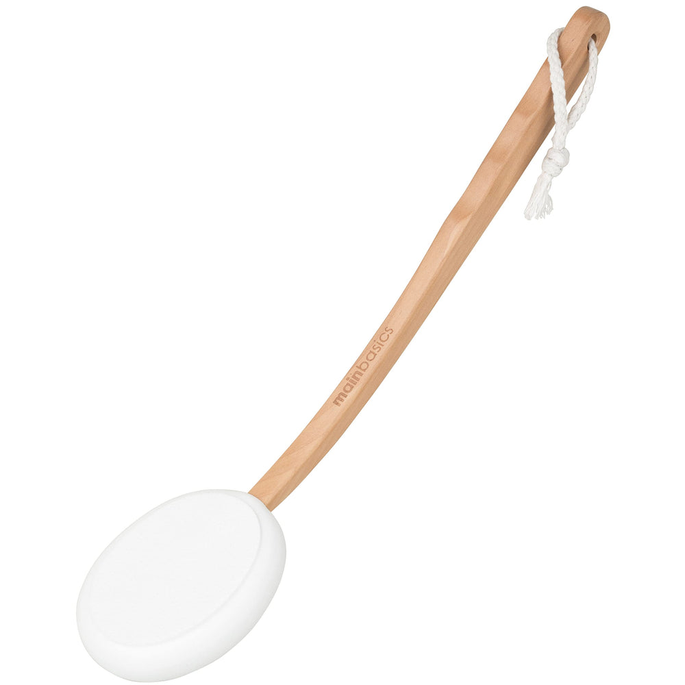 MainBasics aplicador frontal mostrando forma ergonómica y fácil agarre