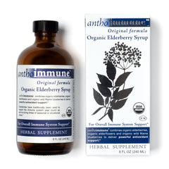 Maine Medicinals Anthoimmune botella frontal con diseño claro y beneficios visibles