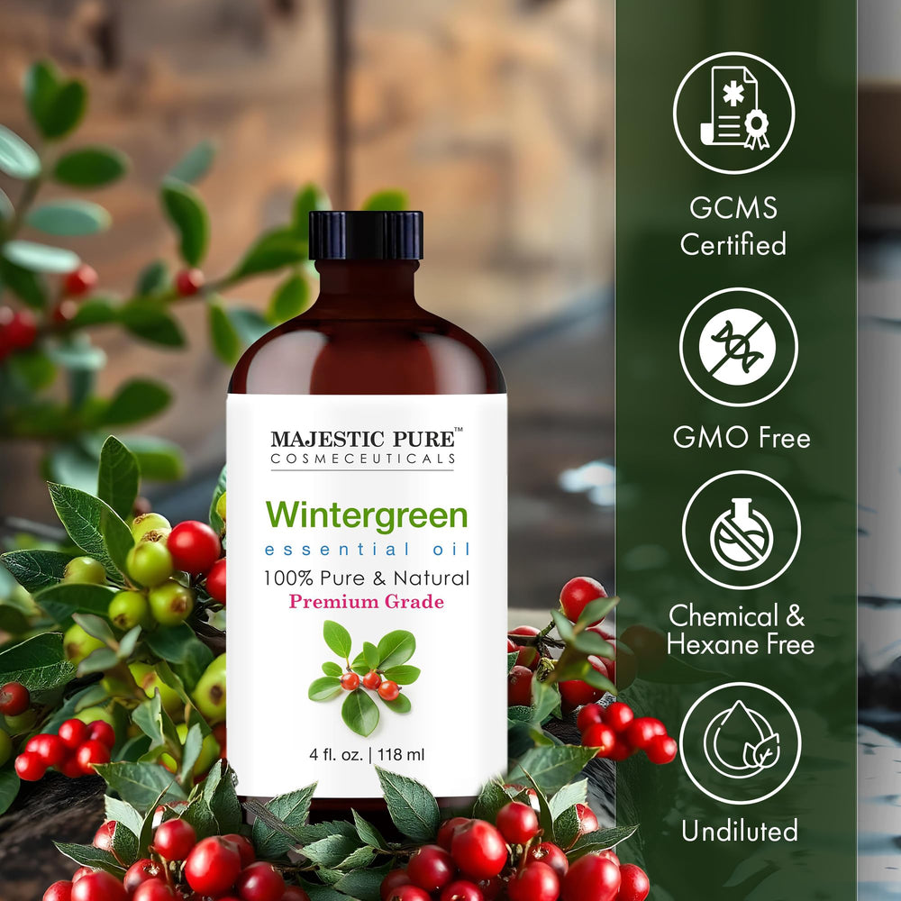 Majestic Pure gaultheria con etiqueta clara para identificar fácilmente.