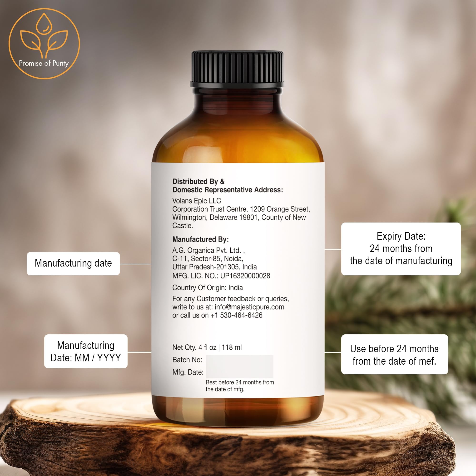 Majestic Pure aceite en difusor creando ambiente cálido y aroma persistente