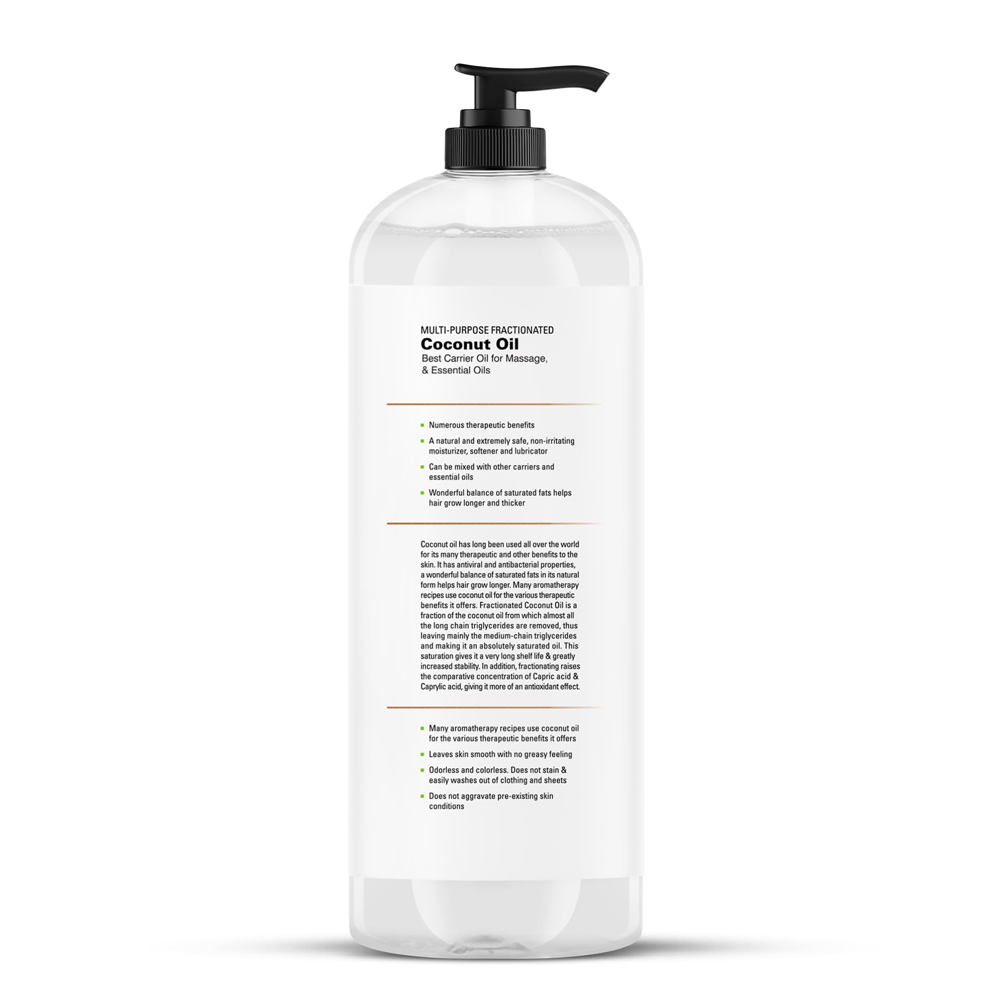 Majestic Pure comparación de escala con 16 Fl Oz, envase de larga duración para hogar