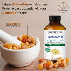 Majestic Pure cuentagotas del aceite de incienso para dosificación precisa