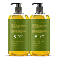 Majestic Pure ingredientes naturales manzanilla lavanda árnica en foco