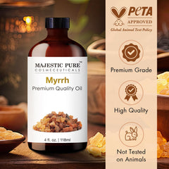 Majestic Pure cuentagotas en uso para dosificar sin desperdicio