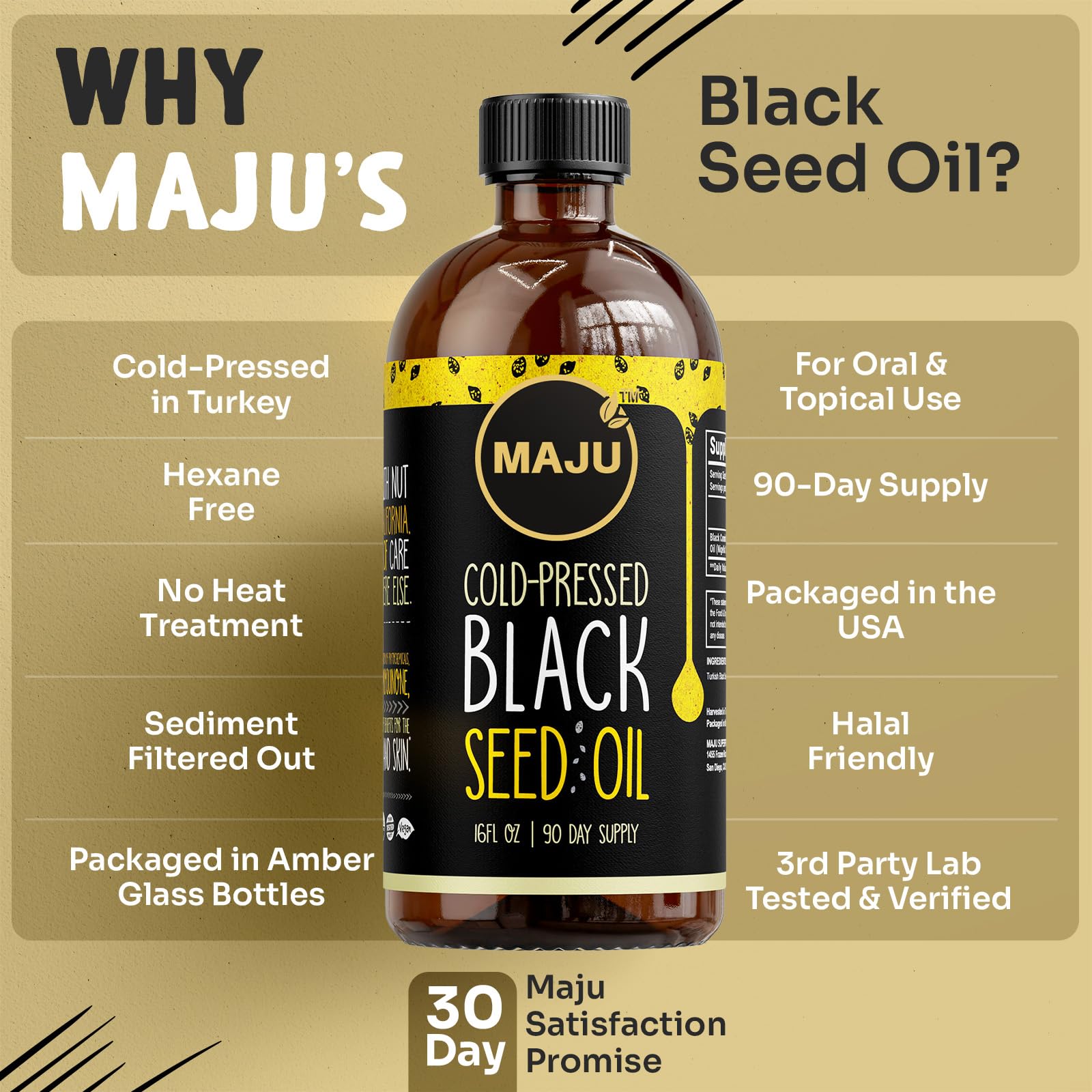 MAJU botella junto a frutas para comparar tamaño y porción práctica