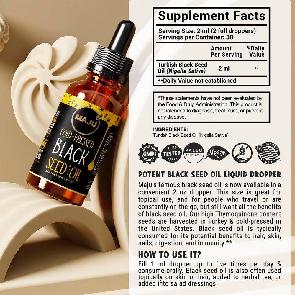 Maju Superfoods etiqueta con información de composición y origen turco