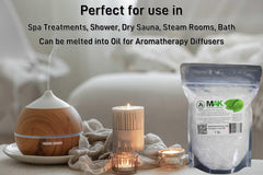 MAK velas artesanales hechas con cristales de mentol para fragancia persistente