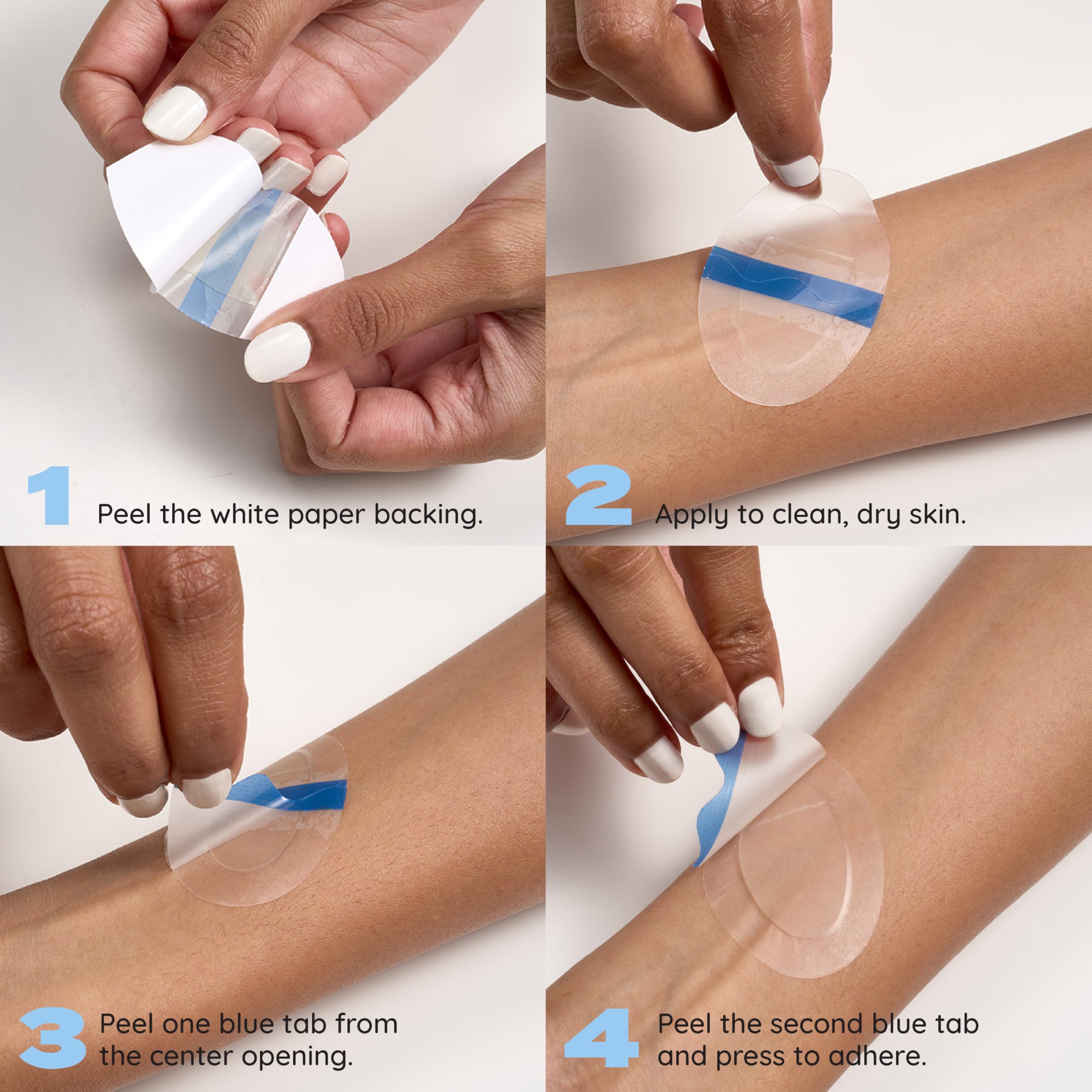 MakeItSkin parche aplicado en ampolla protegiendo y calmando