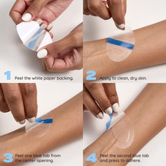 MakeItSkin parche aplicado en ampolla protegiendo y calmando