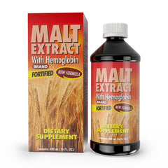 MALT EXTRACT envase frontal mostrando la etiqueta y beneficios energéticos