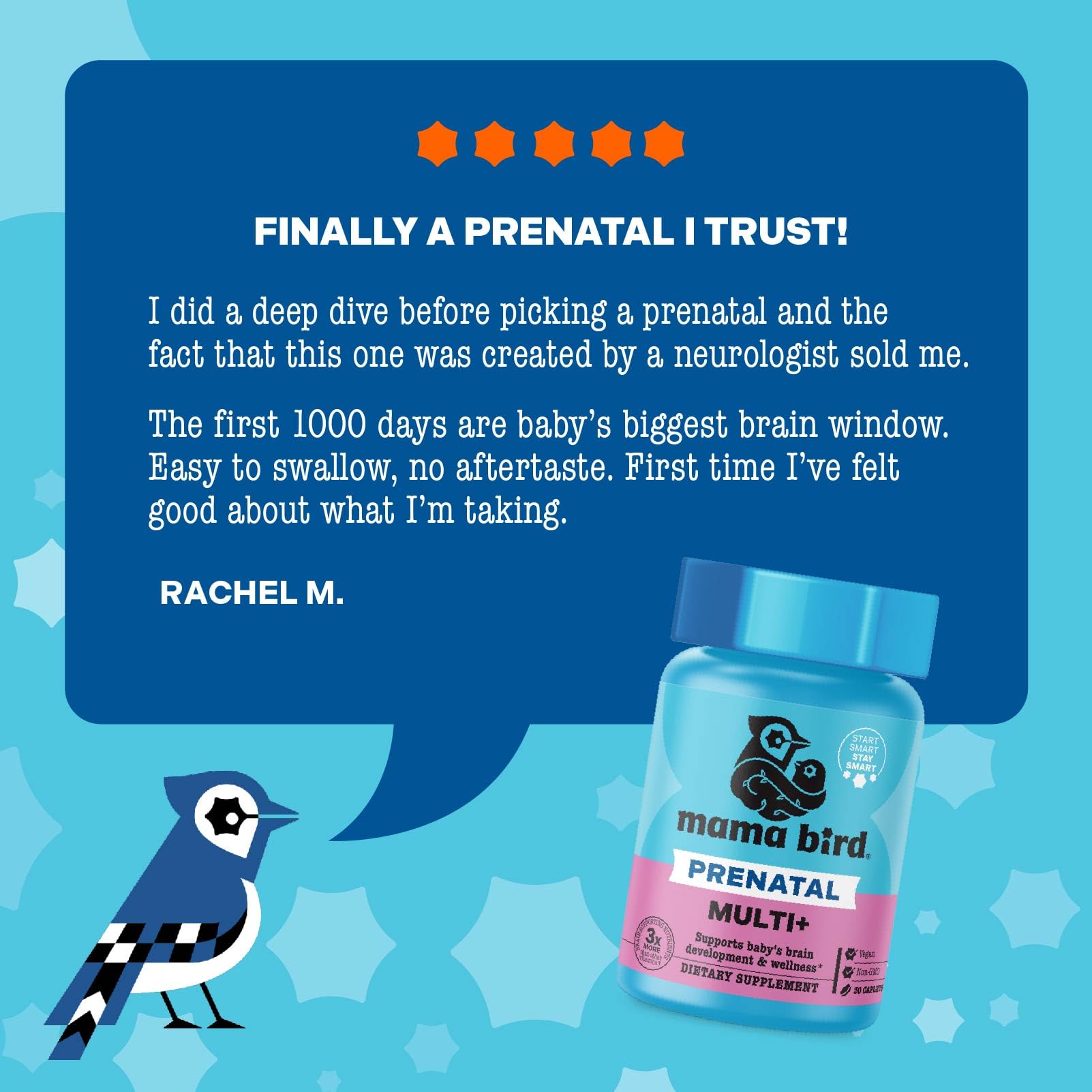 Mama Bird producto en contexto hogareño transmitiendo cuidado prenatal