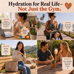 Mama Natural etiqueta nutricional legible que muestra minerales clave y transparencia