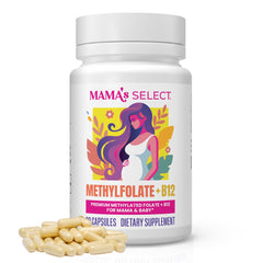 Mama's Select frente del envase mostrando el producto y beneficios