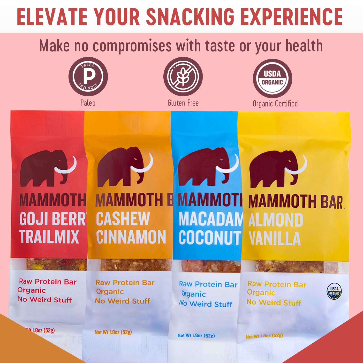 Mammoth Bar etiqueta orgánica USDA certificación y confianza ecológica
