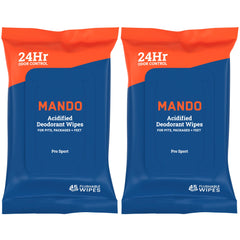Mando paquete frontal mostrando 2 packs, frescura práctica