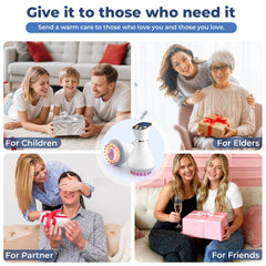 Mango Moon accesorios alineados que permiten masajes versátiles y prácticos