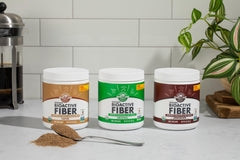 Manitoba Harvest cucharada medida con fibra para controlar la porción diaria