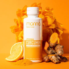 Manna Vitamins Evolved frente del envase mostrando diseño y beneficios