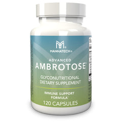 Mannatech Advanced Ambrotose frente del frasco que muestra la presentación