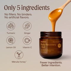 Manukora etiqueta legible mostrando ingredientes simples y transparencia