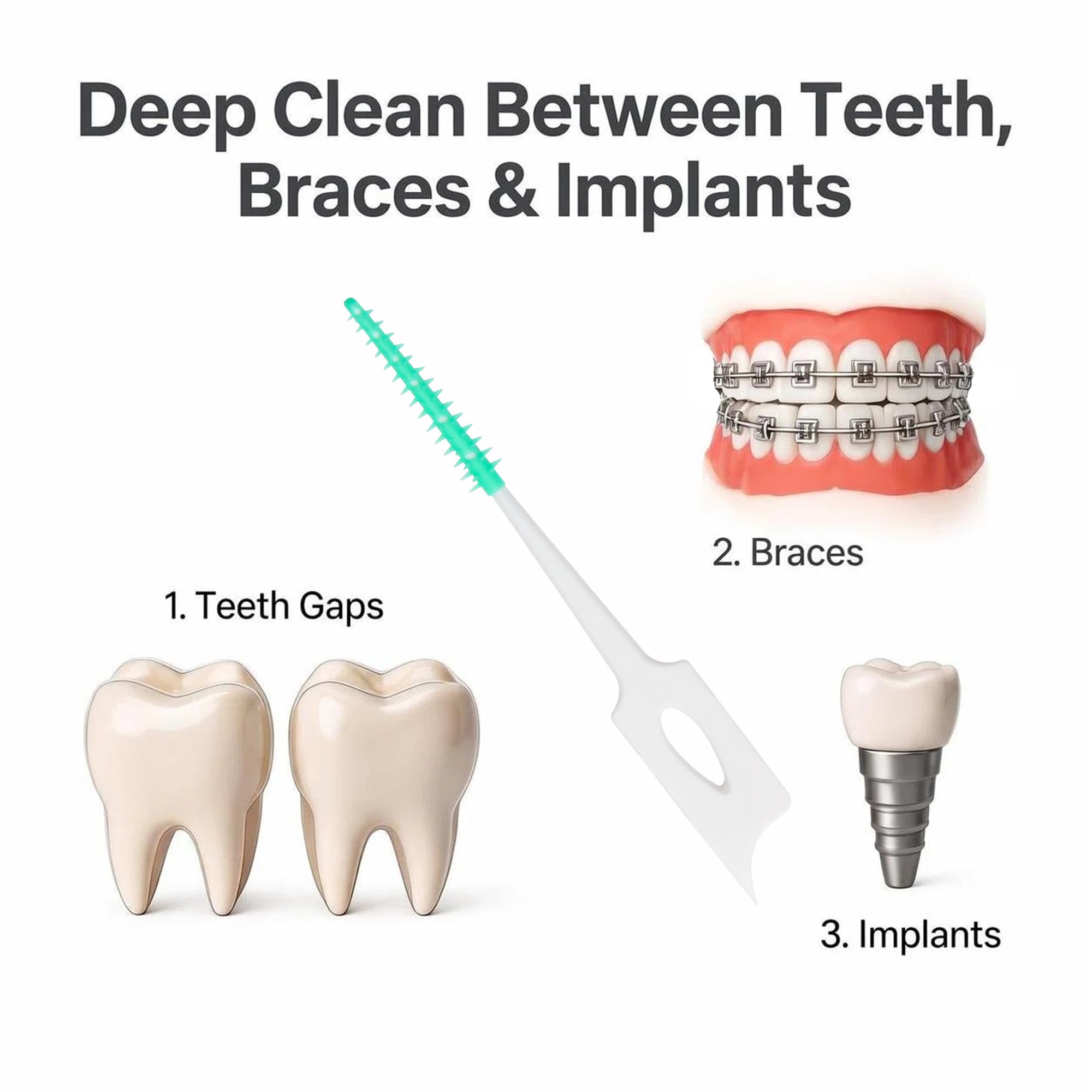 maoerdental comparación de tamaño con mano para visualizar portabilidad