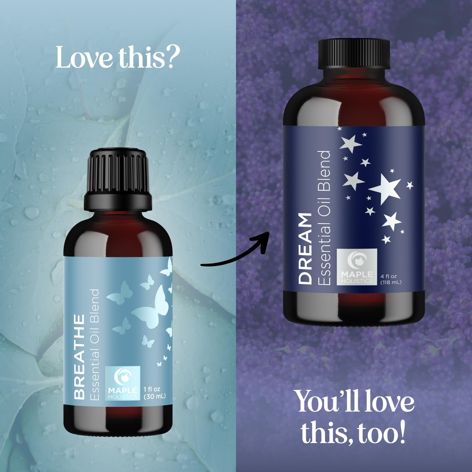 Maple Holistics junto a una regla para comparar su tamaño compacto