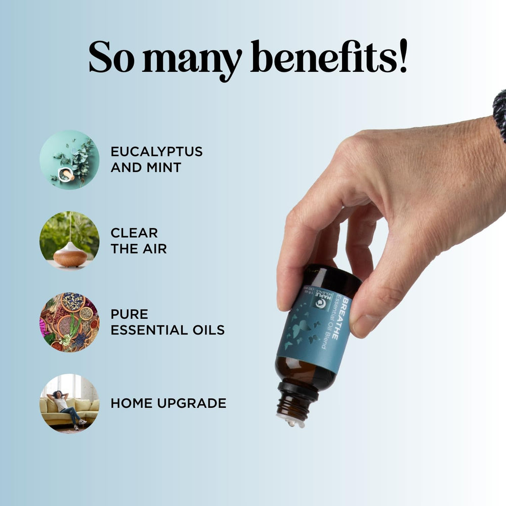 Maple Holistics etiqueta legible con ingredientes y calidad natural