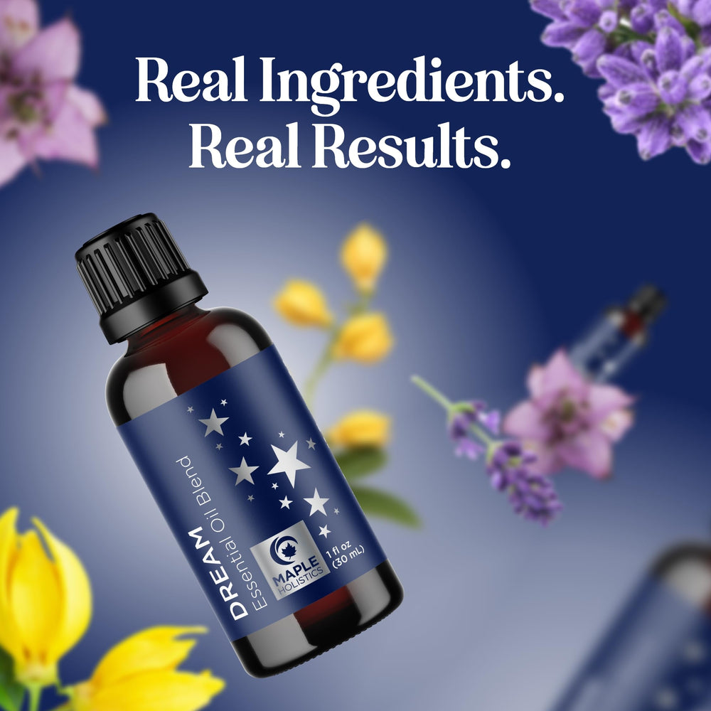 Maple Holistics gota de aceite sobre la piel mostrando textura ligera y absorción