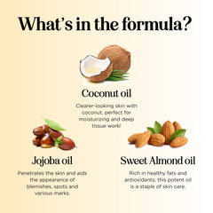 Maple Holistics etiqueta con ingredientes destacando limpieza y transparencia