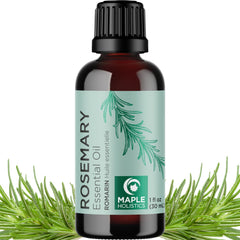Maple Holistics frasco delantero mostrando etiqueta clara y beneficios